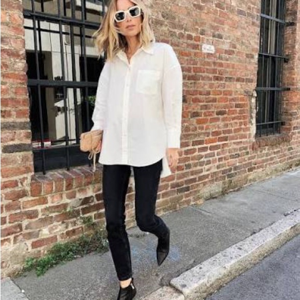 Anine Bing Mika Shirt - White